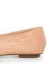 Soda Pozo Pink Ruched and Knotted Ballet Flats