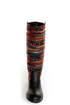 Sbicca El Dorado Black Multi Striped Riding Boots