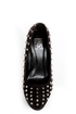 Speed Limit 98 Shark Black Spiked Platform Pumps
