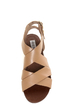 Steve Madden Achilees Natural Leather Flat Gladiator Sandals