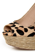Steve Madden Kardd Leopard Pony Fur Espadrille Wedges