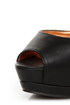 Shoe Republic LA Catarina Black Ankle Strap Platform Heels