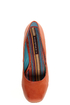 Shoe Republic LA Maple Orange Burnished Platform Heels