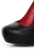 Shoe Republic LA Volta Black Spiked and Studded Platform Pumps