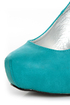 Shoe Republic LA Volta Turquoise Spikes and Studs Platform Pumps