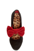 Promise Bachata Black Suede Bow-Strap Pumps