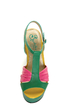 Seychelles You'll Never Know Emerald Color Block Wedge Sandals
