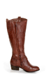 Very Volatile Bourbon Brown Knee High Riding Boots