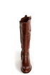 Very Volatile Bourbon Brown Knee High Riding Boots