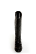 Very Volatile Fringe Black Ruched and Shredded Riding Boots