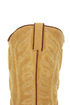 Very Volatile Ingrain Brown Two-Tone Embroidered Cowboy Boots