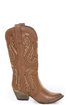 Raspy Taupe Embroidered Cowboy Boots