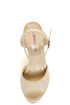 Diva Lounge Madison 13 Beige Crochet Platform Wedges