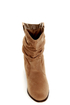Diva Lounge Miles 03 Tan Velvet Slouchy Ankle Boots