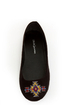 Diva Lounge Sweety 122 Black Southwest Embroidered Ballet Flats