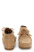 Diva Lounge Tribute 10 Natural Fringe Moccasin Booties