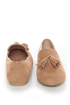 Yoki Frida Camel Tassel Smoking Slipper Flats