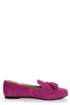 Yoki Frida Raspberry Fuchsia Tassel Smoking Slipper Flats