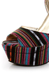 Yoki Kelly 12 Black Guatemala Striped Platform Heels