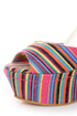 Yoki Kelly 12 Fuchsia Guatemala Striped Platform Heels