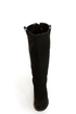Yoki Kelsey Black Chain Gang Knee High Boots