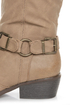 Yoki Tammy 2 Beige Belted Knee High Riding Boots