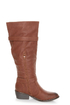Yoki Tammy 2 Rust Brown Belted Knee High Riding Boots