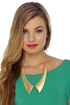 Last Minute Finish Gold Collar Necklace