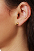 On a Spike Gold Stud Earrings