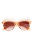 Say What Peach Sunglasses