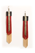 Claire Fong Arizona Skies Fringe Leather Earrings
