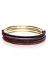 Thread-y to Roll Bangle Set