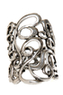 A Whole New Swirl Silver Ring