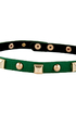 Backstage Pass Studded Green Cuff