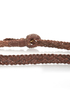 Over and Down Under Braided Brown Belt