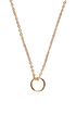 Tiny Finery Gold Ring Necklace