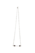 Straight and Arrow Silver Arrow Necklace