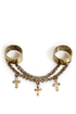 Joint Cuff-stody Gold Ring Set
