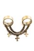 Joint Cuff-stody Gold Ring Set