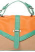 Carrot Cake Mint Color Block Purse