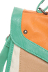Carrot Cake Mint Color Block Purse