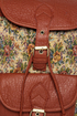 Pack to the Future Tapestry Floral Backpack