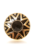 Black Hole Sun Black and Gold Ring