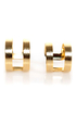 Couples Repeat Gold Ring Set