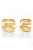 Couples Repeat Gold Ring Set