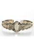 Jen\\\'s Pirate Booty Spirit Animal Silver Clutch Bracelet
