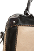 Melie Bianco Helena Black and Beige Handbag