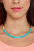 Infinity Pool Gold and Turquoise Collar Necklace