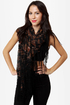 Obey Fringe Floral Scarf