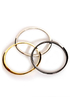 Urban Arm-er Multi Silver Bangle Set